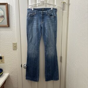 Stylish Blue Flare Women's Jeans